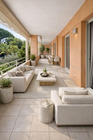 Appartement Cannes grand 4 pièces résidence sécurisée avec piscine