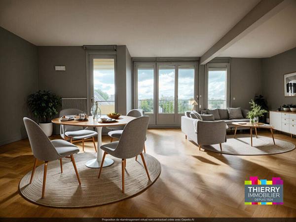 Appartement 4 pièces - 35000 Rennes -  Bourg L'evêque