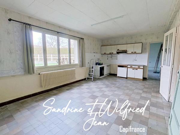 AILLY (27) - Ingremare - Maison à rénover - 150m² + garage, chaufferie et greniers