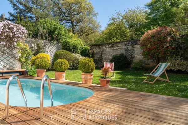 Maison familiale 5ch, jardin et piscine proche forêt