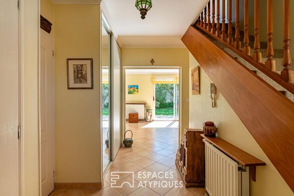 Maison familiale 5ch, jardin et piscine proche forêt