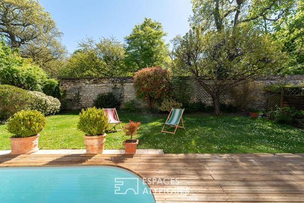 Maison familiale 5ch, jardin et piscine proche forêt