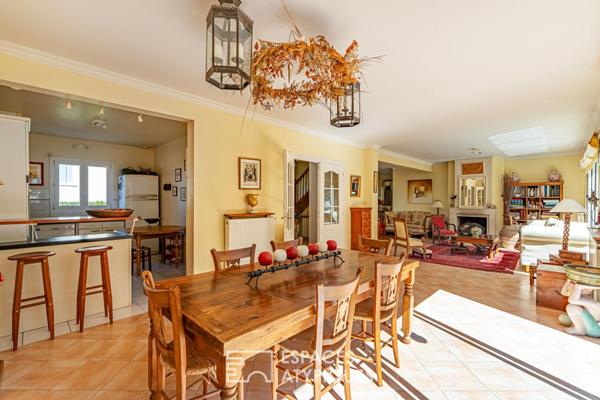 Maison familiale 5ch, jardin et piscine proche forêt