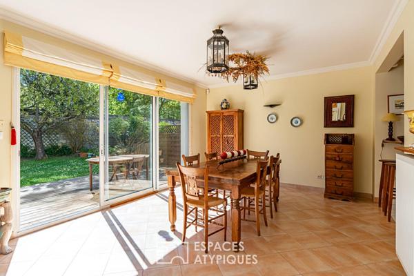 Maison familiale 5ch, jardin et piscine proche forêt