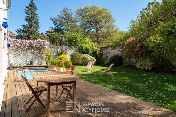 Maison familiale 5ch, jardin et piscine proche forêt