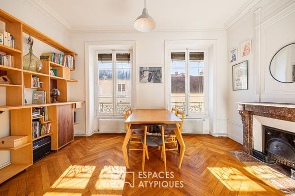 Bel appartement bourgeois en plein coeur de la Croix Rousse