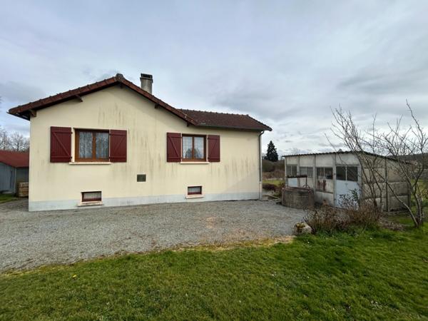 Maison à vendre 4 pièces CHATEAUPONSAC (87) sur terrain de 3500m2