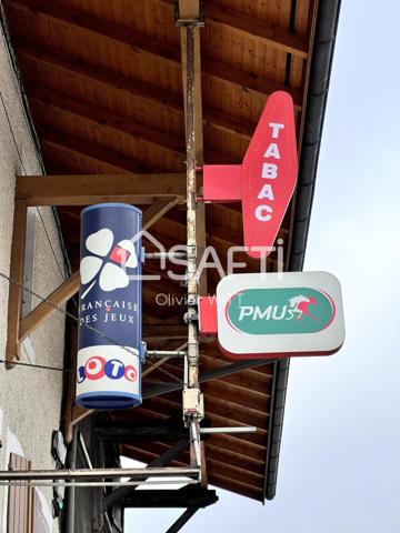 Bureau de tabac, loto, PMU, bar terrasse, et appartement