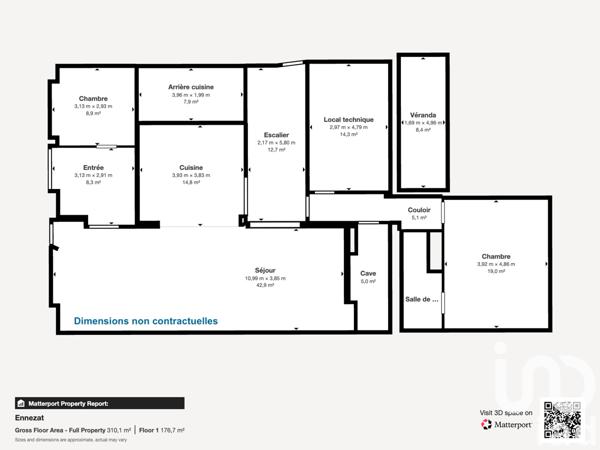 Maison à vendre 5 pièces 256 m² Ennezat