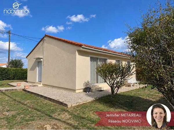 Bourg - Plain-pied non mitoyen 2 chambres avec garage sur 60