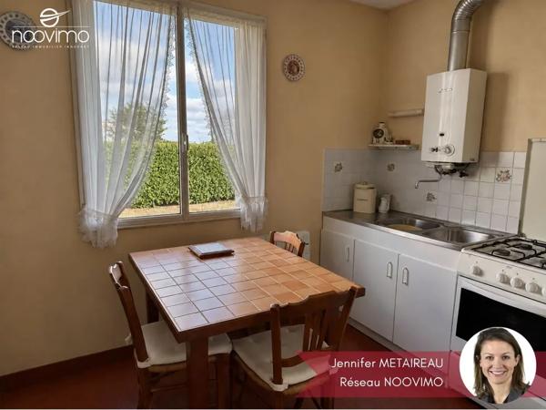 Bourg - Plain-pied non mitoyen 2 chambres avec garage sur 60