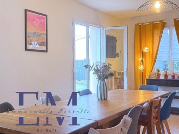 MAISON AVEC PISCINE A PROXIMITE DES COMMERCES, 8 KMS PLAGES