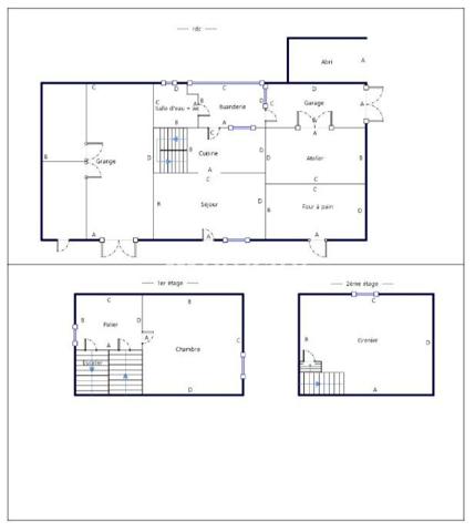 Maison 3 pièces - 72 m²