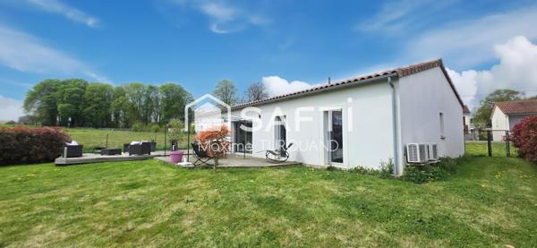 Pavillon plain-pied de 2018, 3 chambres, 1050m² de terrain.