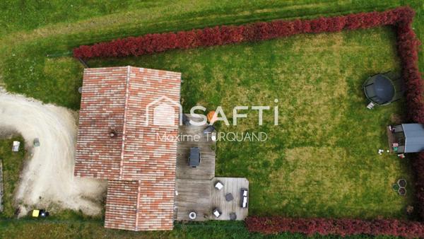 Pavillon plain-pied de 2018, 3 chambres, 1050m² de terrain.