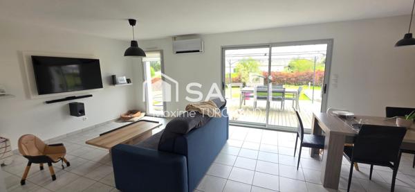 Pavillon plain-pied de 2018, 3 chambres, 1050m² de terrain.