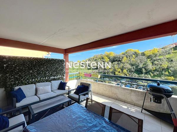 VALLAURIS - 4P - 85m² - Dernier étage - 2 parkings - Cave - Sud - Calme