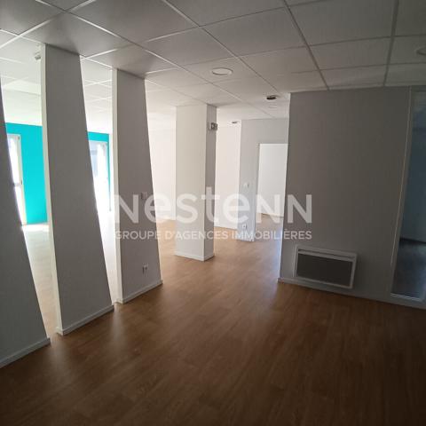 A louer, plateau de bureaux de 100m² idéalement situé dans la zone majeure de Porte Océane
