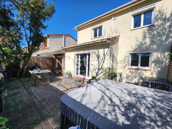 Maison T3 83 m² avec jardin 31500 Toulouse - garage - sauna- jacuzzi belles prestations