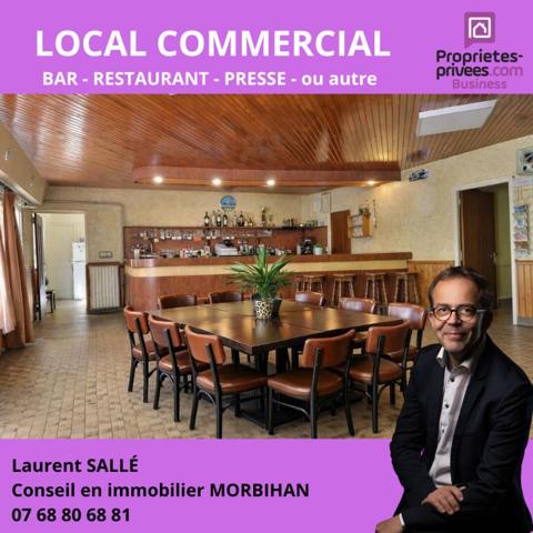 PLUHERLIN (56220)  - MURS COMMERCIAUX  AVEC LOGEMENT DE FONCTION