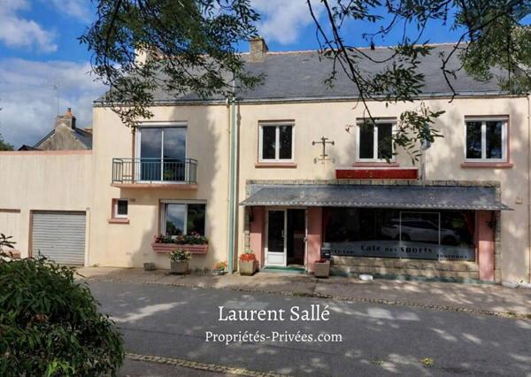 PLUHERLIN (56220)  - MURS COMMERCIAUX  AVEC LOGEMENT DE FONCTION