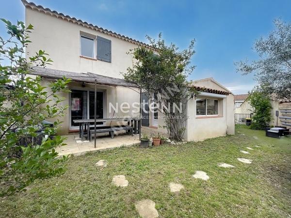 Maison individuelle avec jardin, piscine et dépendance sur 700m2 - 4 ch - 150m2 - Lauris