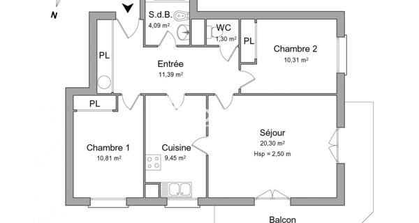 Location Appartement 3 pièces 67.65 m² - Draveil 91210