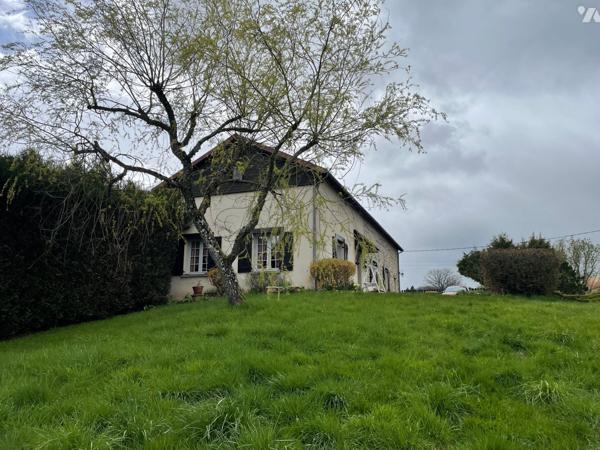 Maison de 5 pièces, garage et terrain, avec RÉSERVE DU DROIT D'USAGE PAR LE VENDEUR SA VIE DURANT