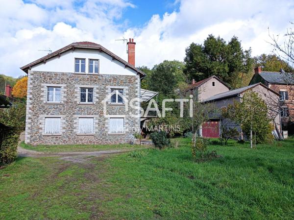 Maison familiale, appartement, jardin et dépendances