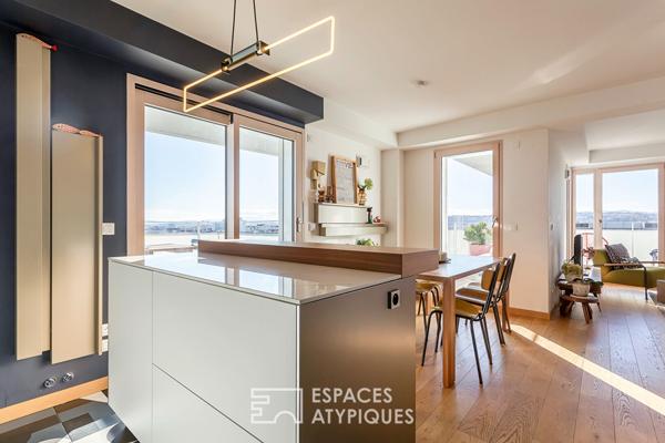 Appartement d’exception avec terrasse et vue dans la Sky Avenue