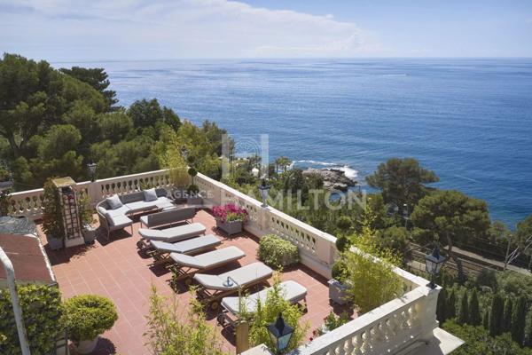 Rare, vue mer panoramique, Belle Époque, proche de Monaco. Cap-d'ail