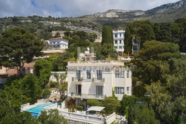 Rare, vue mer panoramique, Belle Époque, proche de Monaco. Cap-d'ail