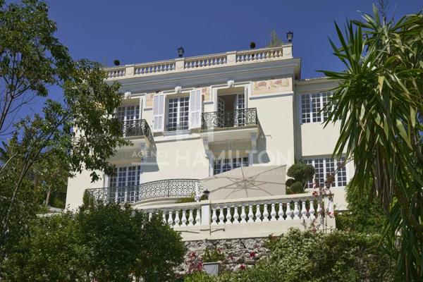 Rare, vue mer panoramique, Belle Époque, proche de Monaco. Cap-d'ail