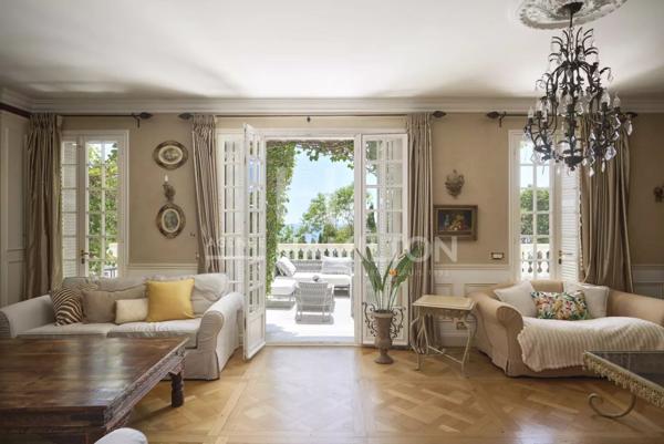 Rare, vue mer panoramique, Belle Époque, proche de Monaco. Cap-d'ail
