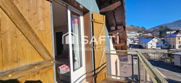Appartement T3 lumineux avec balcon, au cœur de Cornimont