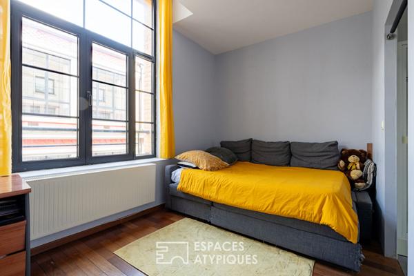 Loft haut en couleurs à Roubaix