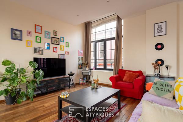 Loft haut en couleurs à Roubaix