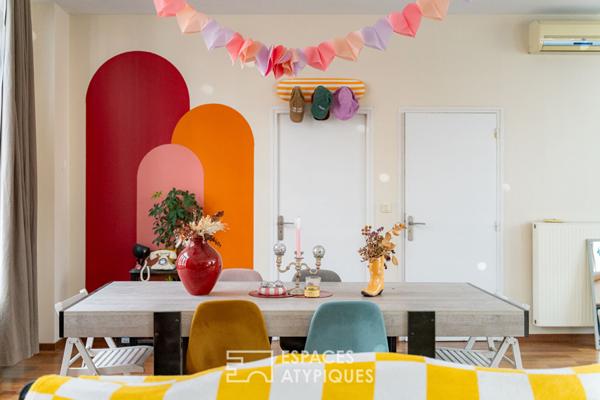 Loft haut en couleurs à Roubaix