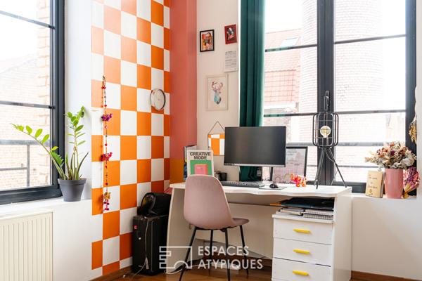 Loft haut en couleurs à Roubaix