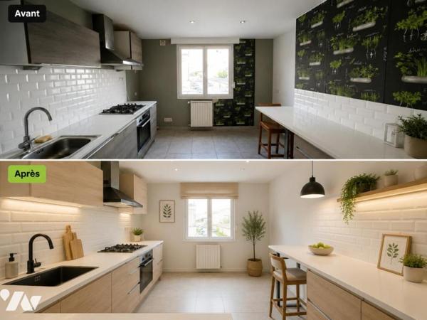 LORIENT au premier étage appartement de 78.26 M² de type 4 avec cave et parking