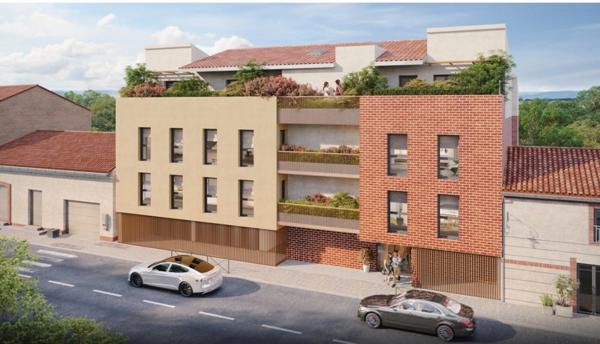 Appartement Neuf à vendre 2 pièces LABARTHE SUR LEZE (31) T2 44,46m2 avec terrasse deux places de parking