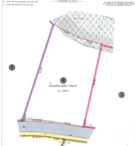 terrain à vendre  934 m2 HERICOURT - 70