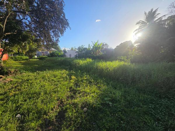 Terrain constructible d'environ 765 m² situé à MORNE A L'EAU
