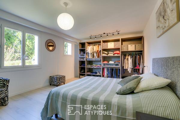 Maison contemporaine avec vue sur une nature préservée