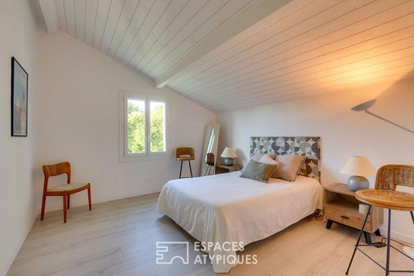 Maison contemporaine avec vue sur une nature préservée