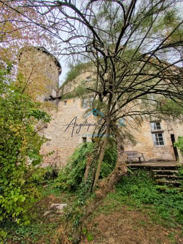 ARLAY – DEMEURE EN PIERRE DU XVIe SIÈCLE, TOUR ET CAVE VOÛTÉE