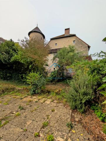 ARLAY – DEMEURE EN PIERRE DU XVIe SIÈCLE, TOUR ET CAVE VOÛTÉE
