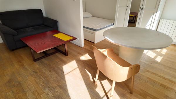 Location meublée Paris 16 Studio avec coin nuit 26m²