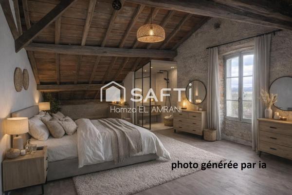 Appartement en duplex dans une belle petite copropriété avec parking