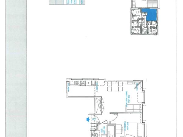 Location Appartement 2 pièces 37.02 m² - 2 A 6 RUE ALEXANDRE RIBOT Tourcoing 59200